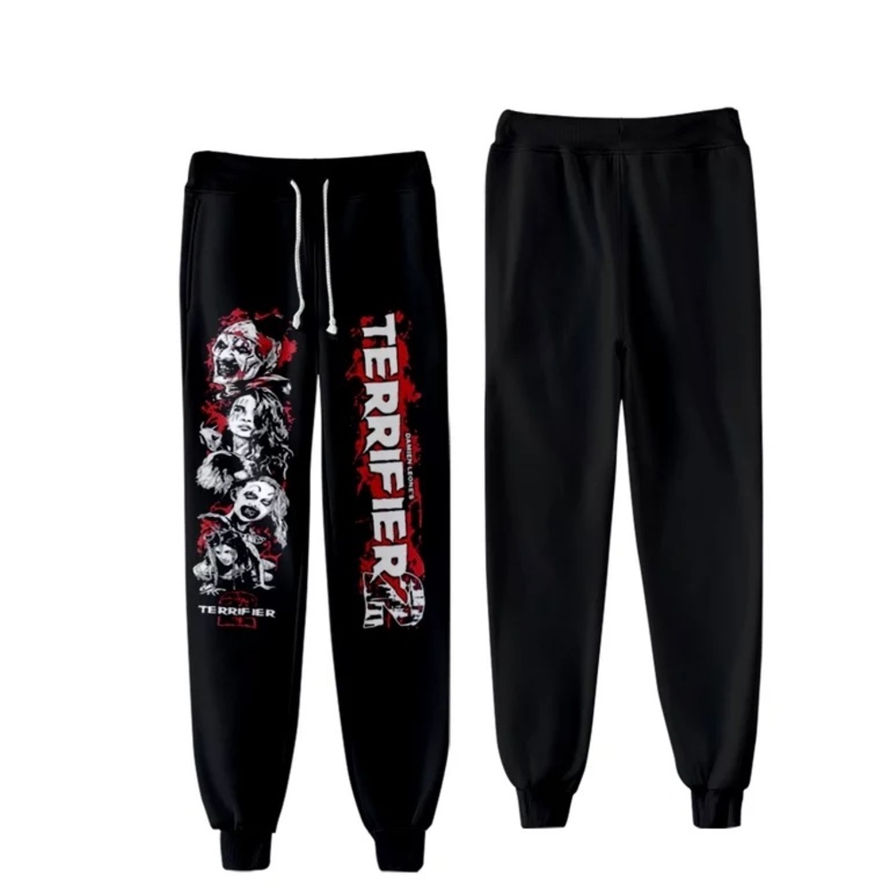 Terrifier 2 Bloody Jogger Pants Damien Leone’s Art The Clown Hot Topic Horror